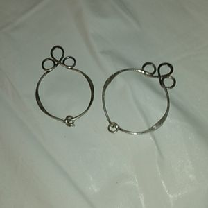 Pair of vintage stearling rings